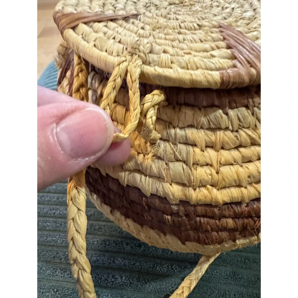 Vintage‎ Woven Southwestern Hanging Basket